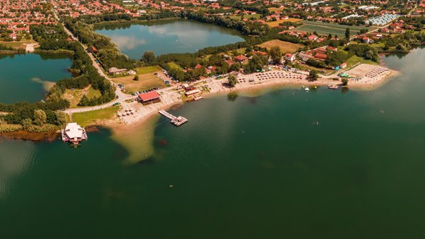 Kupalište Peskara sa visine