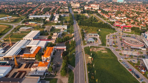 Tržni centar BIG i naselje Bagljaš